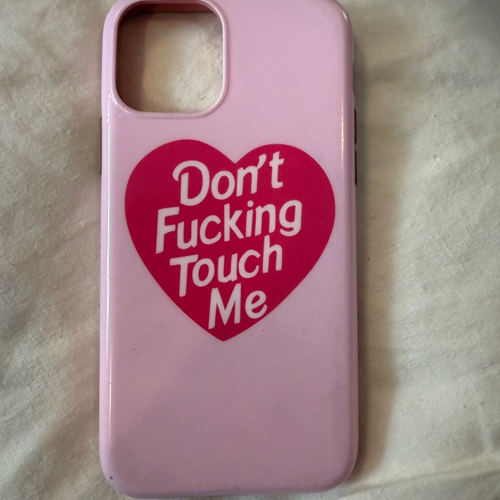 Pink Don’t F* Touch Me iPhone 11 Pro Case